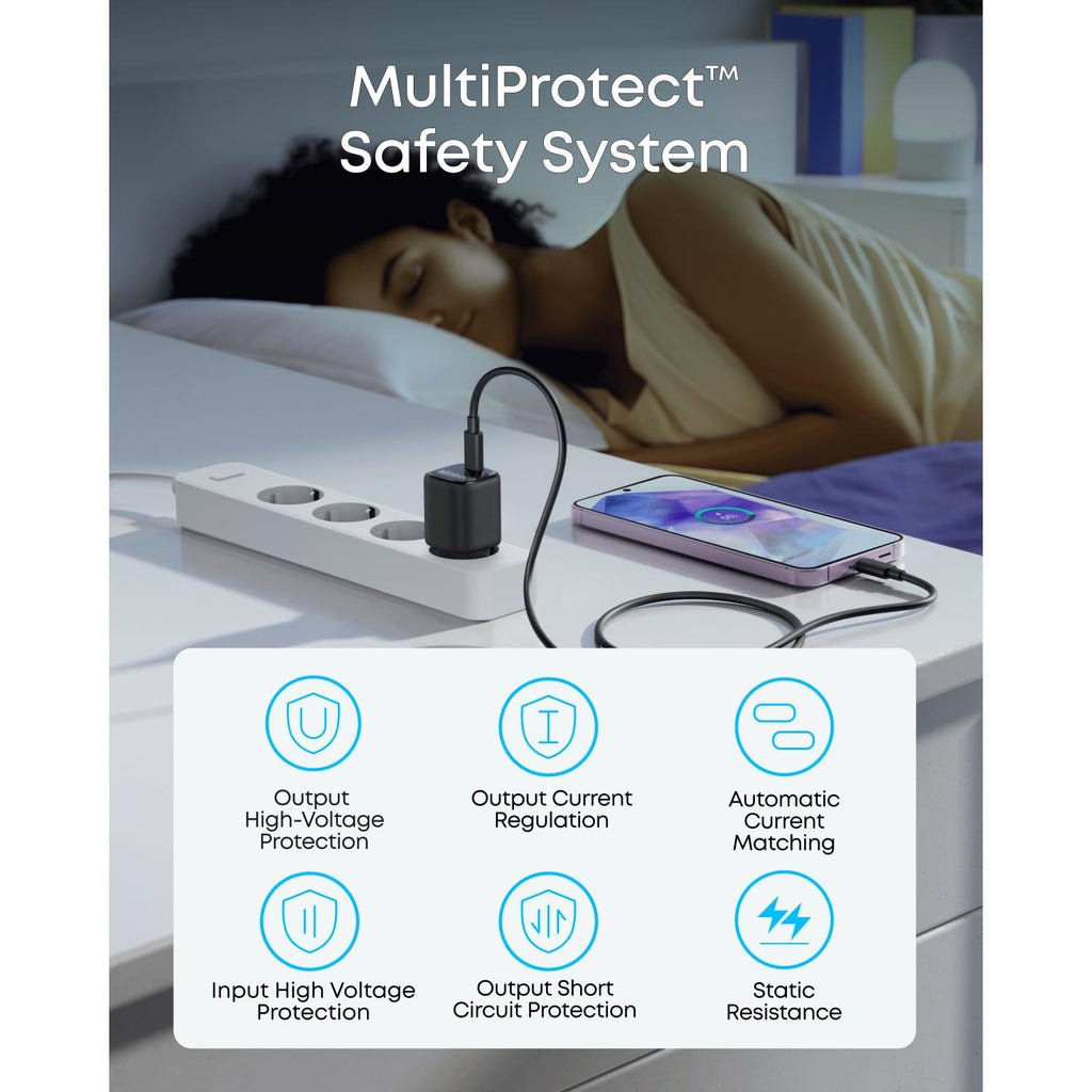 Anker 25W Compact USB C Charger - Black