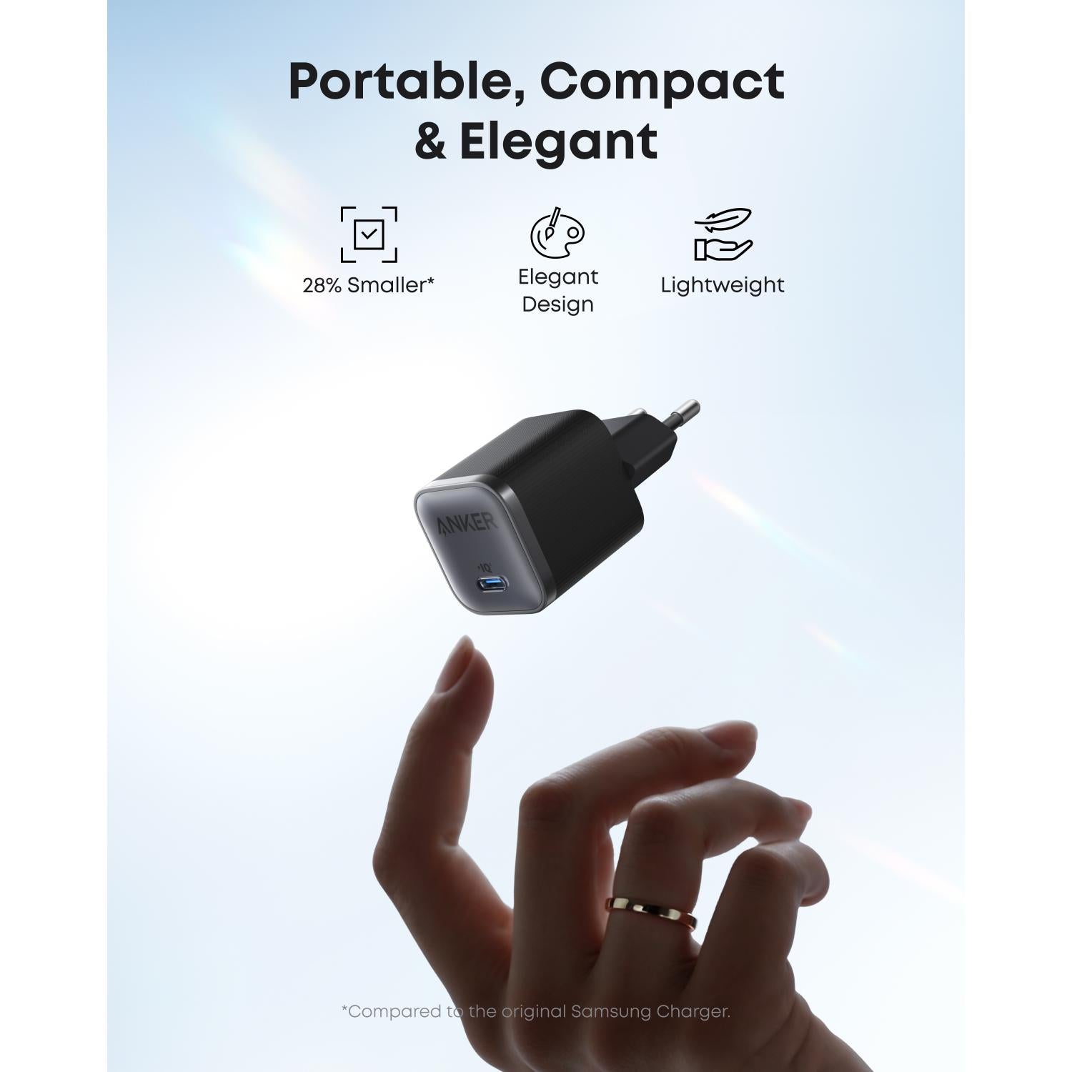 Anker 1 Port Nano PD Wall Charger 45W - Black