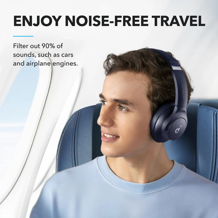 soundcore Q20i Hybrid Active Noise Cancelling Headphones - Blue