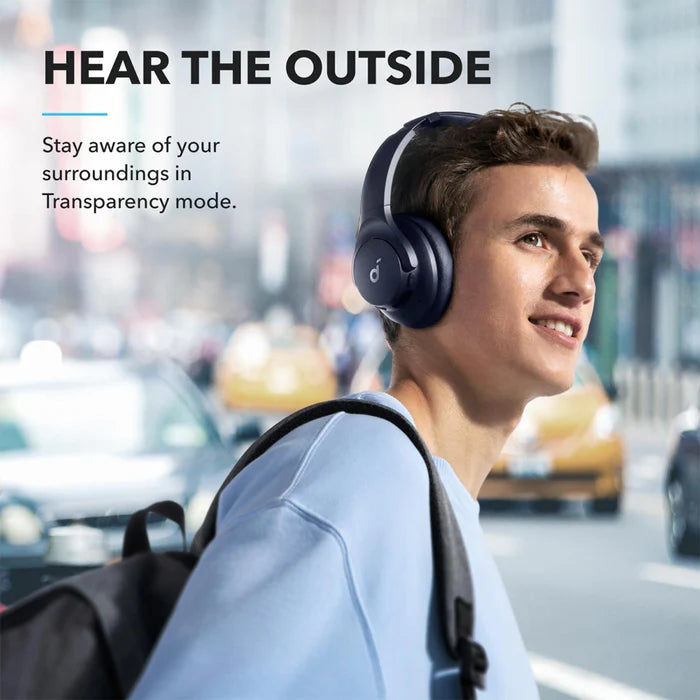 soundcore Q20i Hybrid Active Noise Cancelling Headphones - Blue