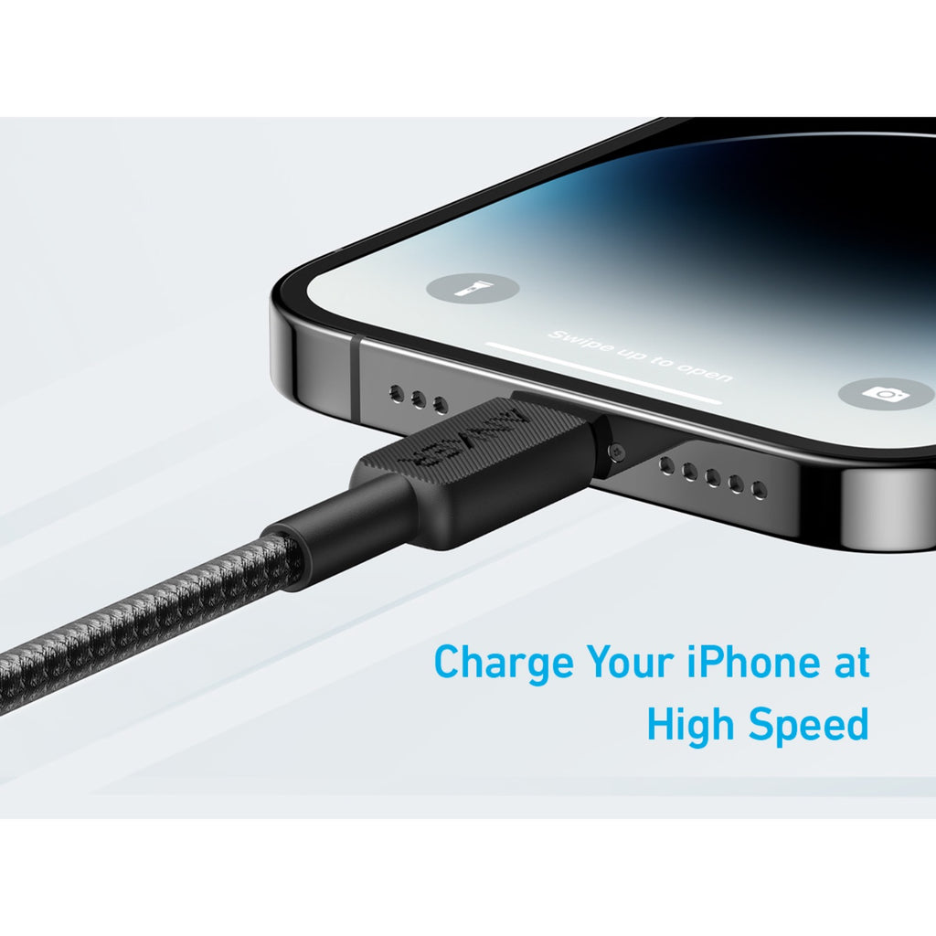 Anker 322 PowerLine USB C to MFI 0.9M 60W Cable - Black