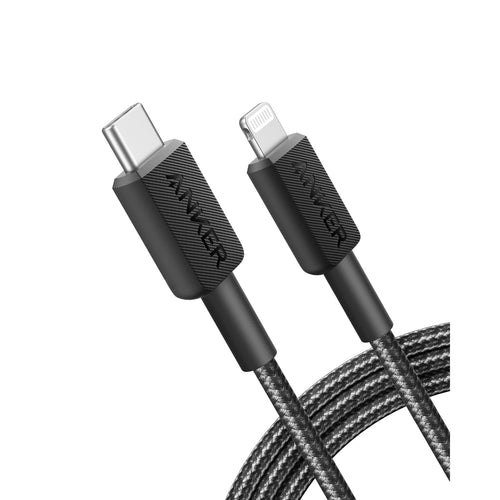 Anker 322 PowerLine USB C to MFI 1.8M 60W Cable - Black