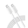 ANKER 322 USB C-USB C 1.8 Metre Braided Cable - White