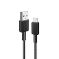 Anker 322 PowerLine USB A to USB C 0.9M Cable - Black
