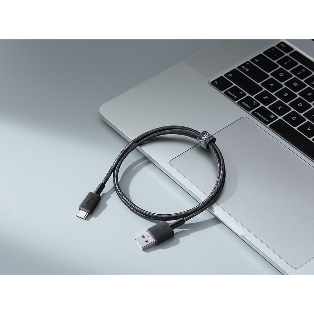 Anker 322 PowerLine USB A to USB C 0.9M Cable - Black