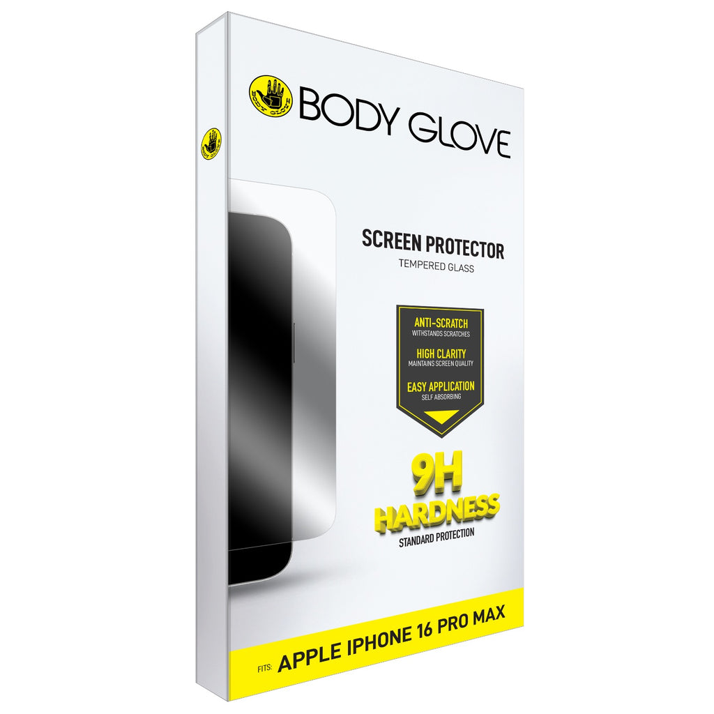 Body Glove Tempered Glass Screen Protector - Apple iPhone 17 Pro Max/16 Pro Max - Clear