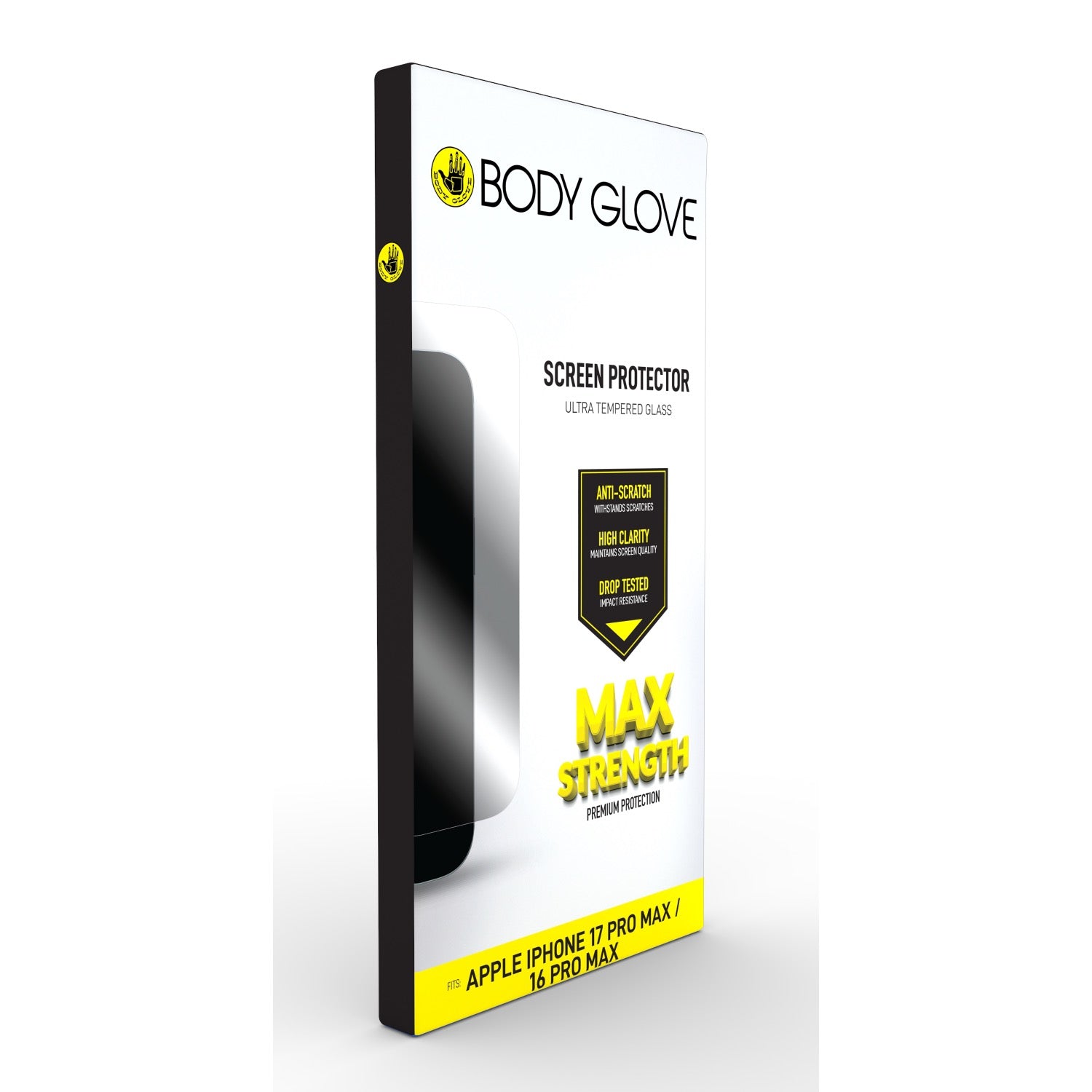 Body Glove Ultra Tempered Glass Screen Protector - Apple iPhone 17 Pro Max/16 Pro Max - Clear