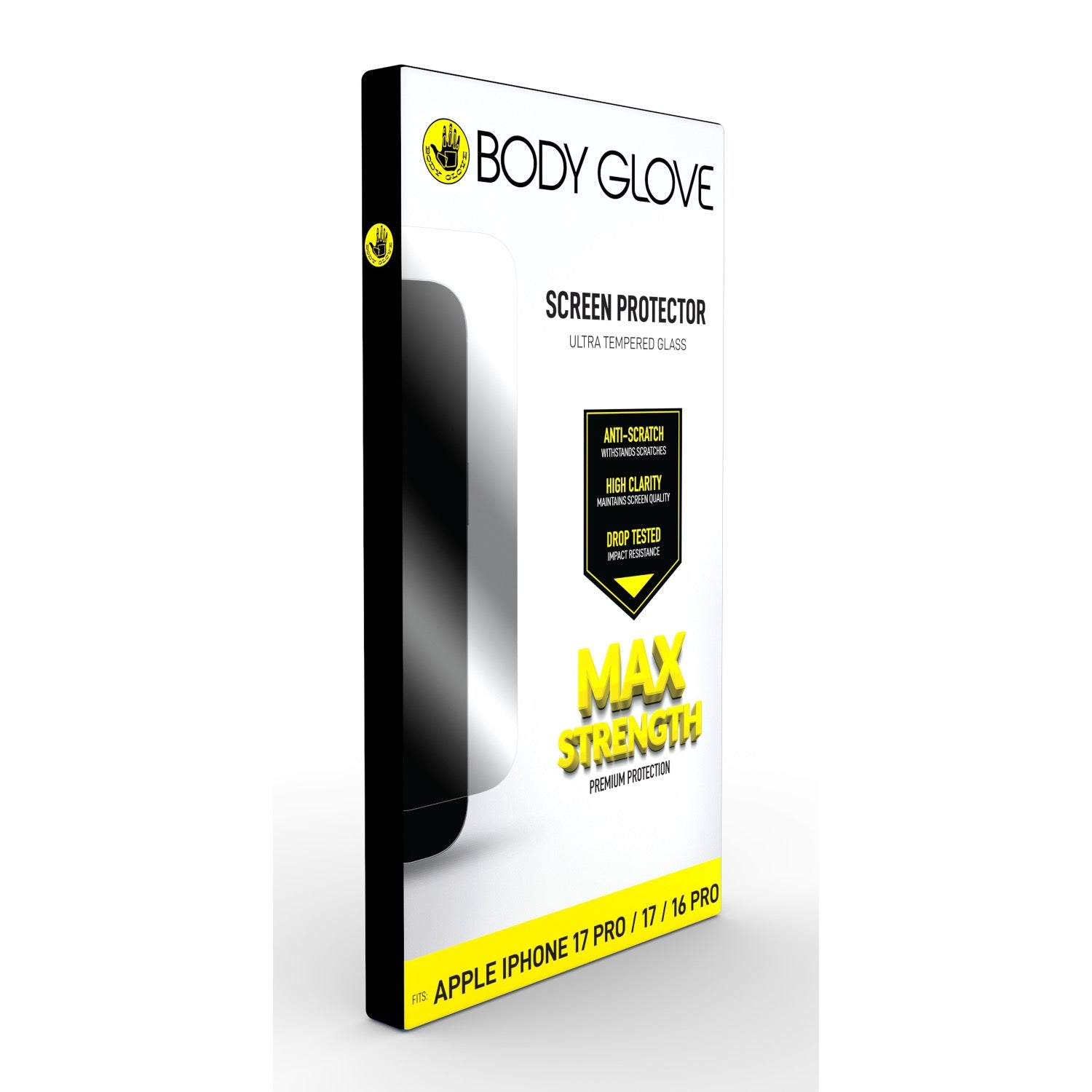 Body Glove Ultra Tempered Glass Screen Protector - Apple iPhone 17 Pro/17/16 Pro - Clear
