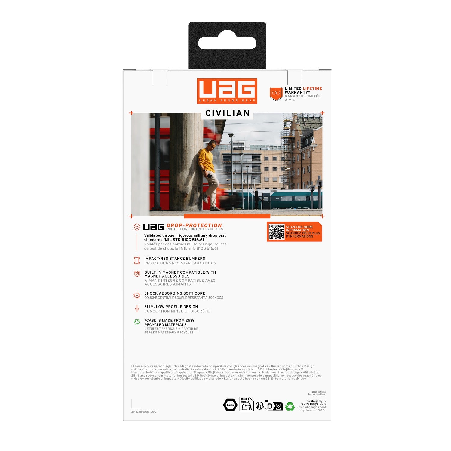 UAG Civilian Magnetic Case - Samsung Galaxy S26 Ultra - Black