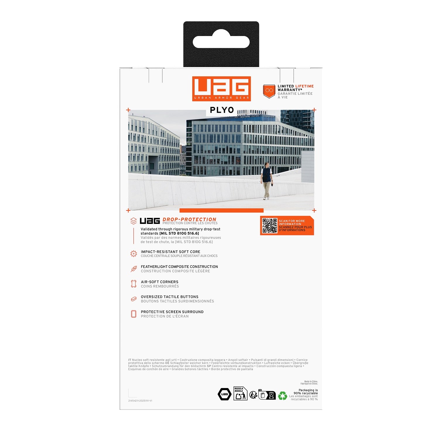 UAG Plyo Magnetic Case - Samsung Galaxy S26 Ultra - Ice & Silver