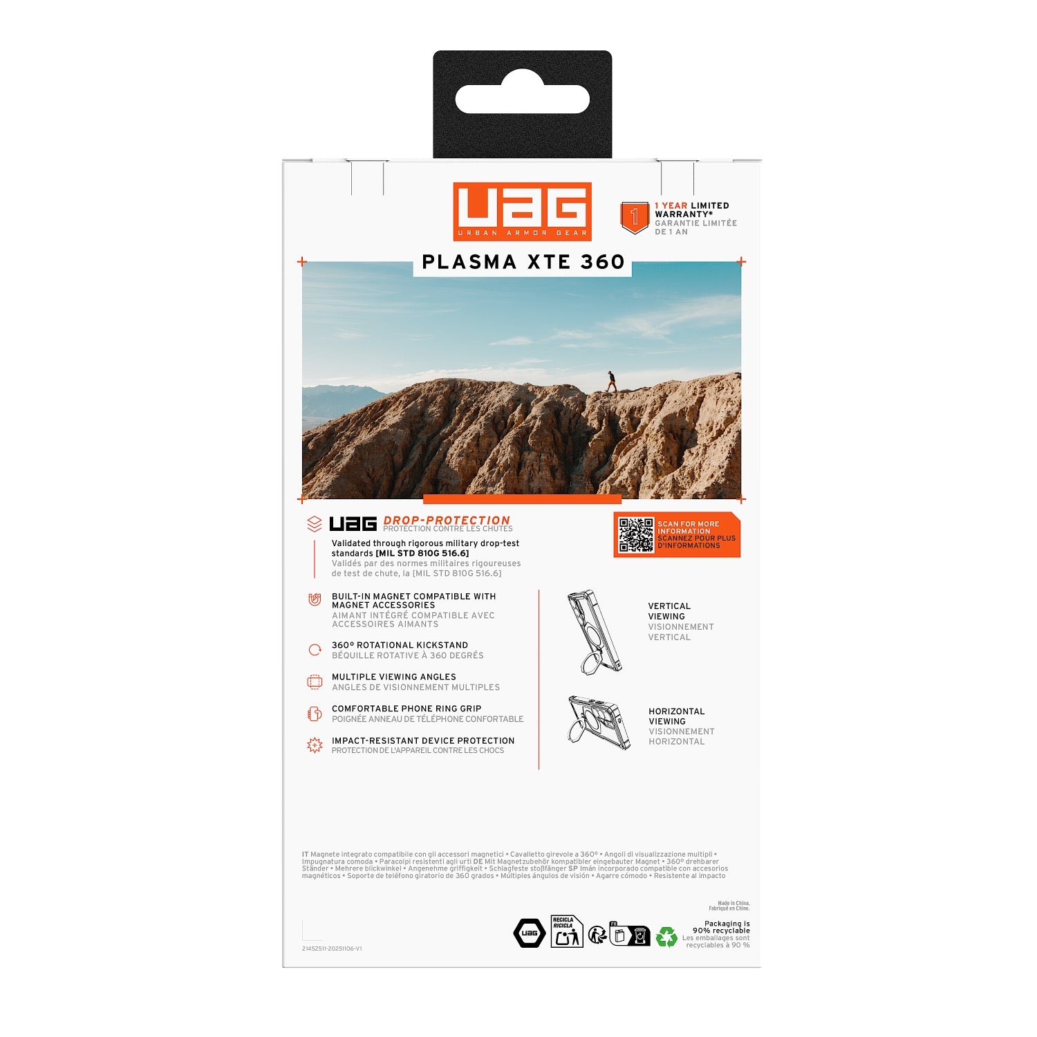 UAG Plasma XTE 360 Magnetic Case - Samsung Galaxy S26 Ultra - Black
