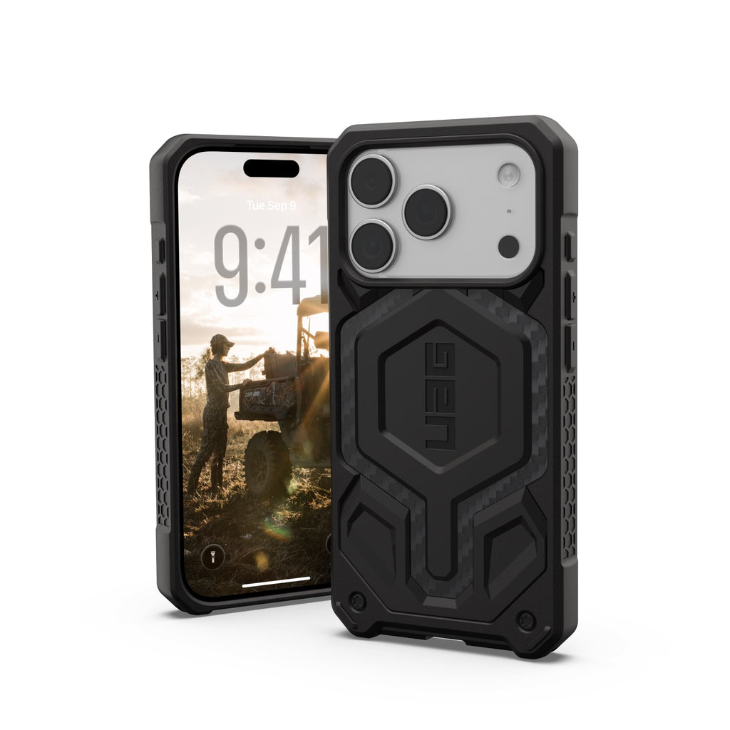 UAG Monarch Pro Case - Apple iPhone 17 Pro - Carbon Fibre