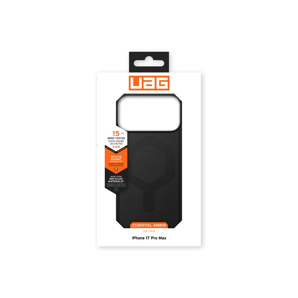 UAG Essential Armor Magsafe Case - Apple iPhone 17 Pro Max - Black
