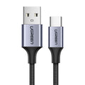 USB To Type-C Braided Cable - 2 Metre Black