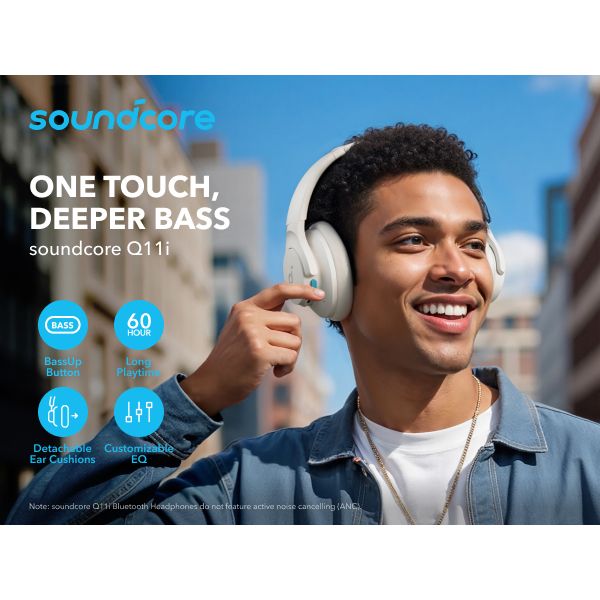 soundcore Q11i Headphones - White