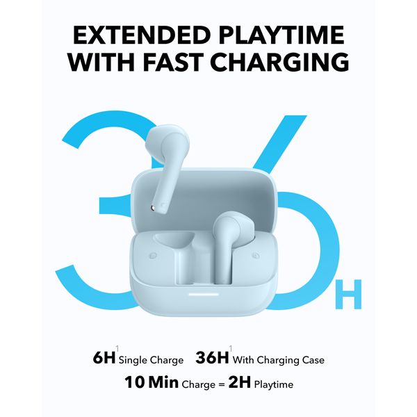 soundcore K20i True Wireless Earbuds - Blue